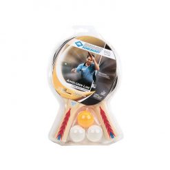 Kit de Raquetes para Tênis de Mesa e Ping Pong Appelgren 2 Players set 300 da Donic Schildkröt