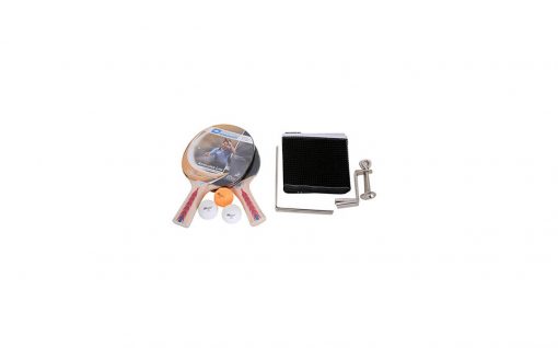 Kit p/ Tênis de Mesa e Ping Pong com 2 Raquetes Appelgren 300 + Rede e Suporte da Donic Schildkröt