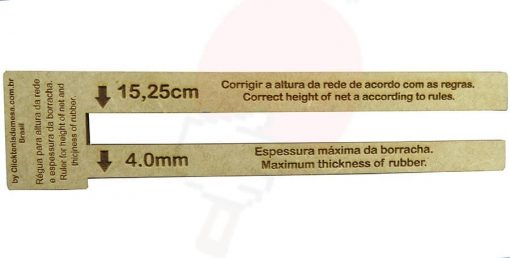 Régua para Medir Rede de Tênis de Mesa da ClickTM - Imagem 3
