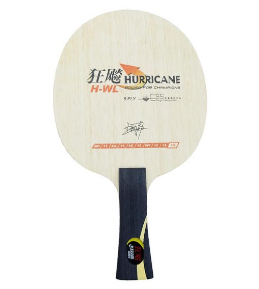 Raquete de Tênis de Mesa Mod. Hurricane Wang Liqin da DHS TÊNIS DE MESA