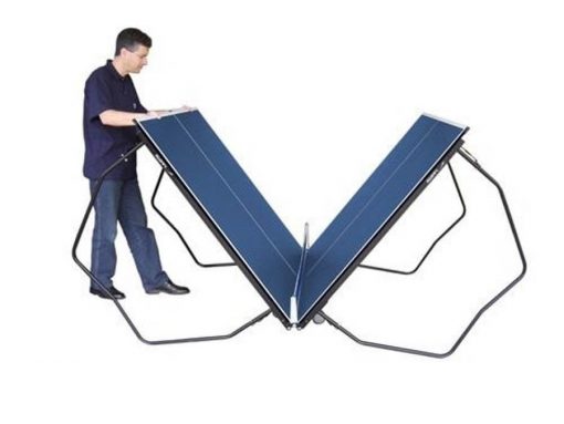 Mesa de Tênis de Mesa Dobrável em MDF de 15mm pés tubular de ferro c/ rodízios Marca Klopf - Imagem 6