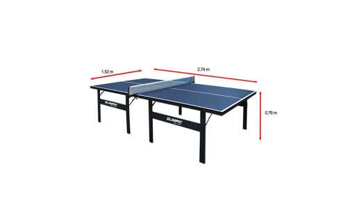 Mesa de Tênis de Mesa Dobrável em MDP de 15mm Modelo OLIMPIC Marca Klopf