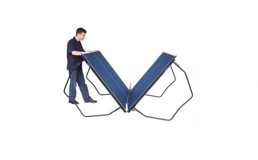 Mesa de Tênis de Mesa Dobrável em MDP de 15mm pés tubular de ferro c/ rodízios Marca Klopf