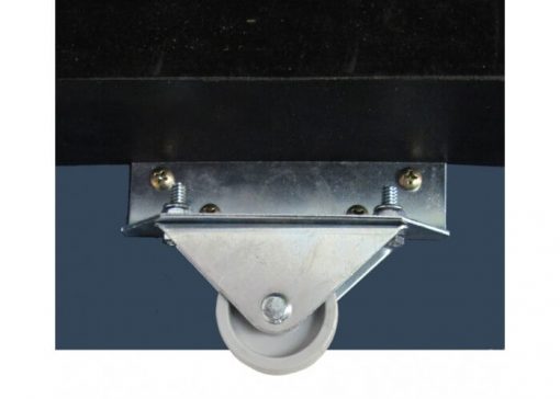 Mesa de Tênis de Mesa Dobrável em MDF de 25mm pés tubular de ferro c/ rodas Mod. PROTON Marca Klopf - Imagem 3