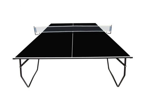 Mesa de Tênis de Mesa PP Dobrável em MDP de 15mm c/ rodízios Marca Klopf Cor Preta - Imagem 4