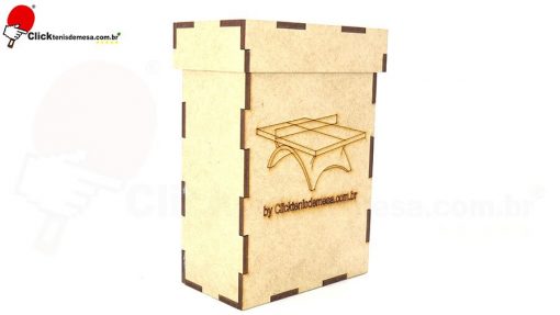 Caixa para Bolinha de Tênis de Mesa Modelo TM BOX em MDF ClickTM