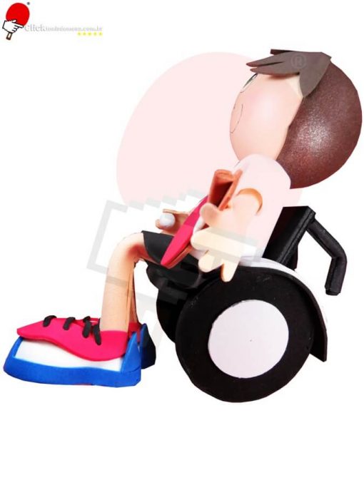 Ênio Mesatenista Souvenir Colecionáveis CLICK TÊNIS DE MESA - Imagem 3