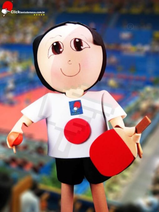 Hiro Mesatenista Souvenir Colecionáveis CLICK TÊNIS DE MESA - Imagem 2