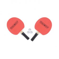 Kit c/ 02 Raquetes Clássica com 2 Borrachas + 3 Bolinhas da PROCOPIO TÊNIS DE MESA