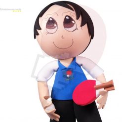 Maria Mesatenista Souvenir Colecionáveis CLICK TÊNIS DE MESA