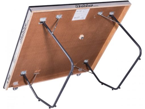 Mesa de Tênis Dobrável em MDF de 25mm pés Tubular de ferro c/ rodízios Mod. SH-Special Marca HB - Imagem 4