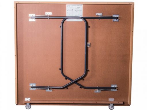 Mesa de Tênis Dobrável em MDF de 25mm pés Tubular de ferro c/ rodízios Mod. SH-Special Marca HB - Imagem 2