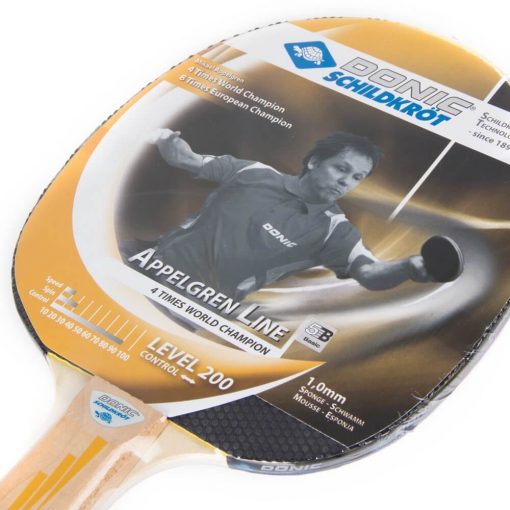 Raquete de Ping Pong Appelgren 200 Clássica DONIC SCHILDKRÖT TÊNIS DE MESA - Imagem 4