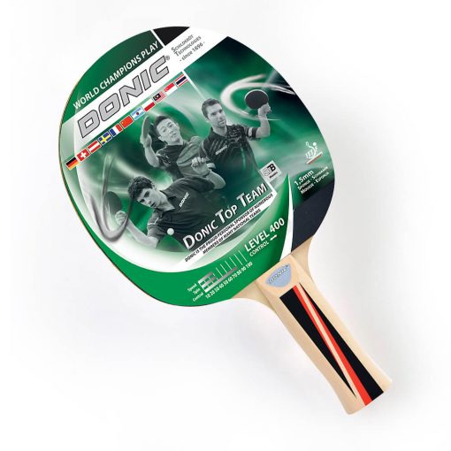 Raquete de Tênis de Mesa Top Team 400 Clássica DONIC SCHILDKRÖT TÊNIS DE MESA - Imagem 3