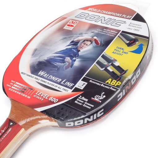 Raquete de Tênis de Mesa Waldner Top Teams 600 com DVD Clássica DONIC SCHILDKRÖT TÊNIS DE MESA - Imagem 6