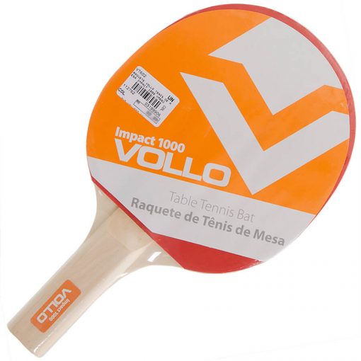 Raquete de Tênis de Mesa Impact 100 Mil Vollo Clássica 2 Borrachas. - Imagem 5