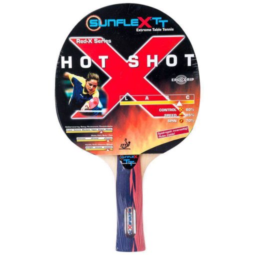 Raquete Hot Shot ITTF Clássica da Sunflex TT TÊNIS DE MESA