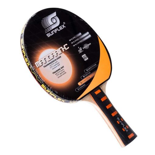 Raquete Mandarin C ITTF Clássica da Sunflex TT TÊNIS DE MESA - Imagem 4