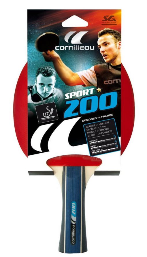 Raquete Sport 200 com 1 estrelas Clássica CORNILLEAU TÊNIS DE MESA - Imagem 5