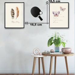 Painel de Decoração Vetorizado Raquete e Bola ClickTM