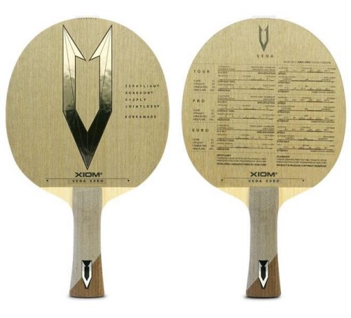 Raquete de Tênis de Mesa Mod. Vega Europa c/ 2 Folhas de Carbono Clássica da XIOM TÊNIS DE MESA - Imagem 2