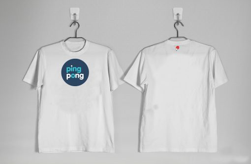 Camiseta de Tênis de Mesa Ping Pong