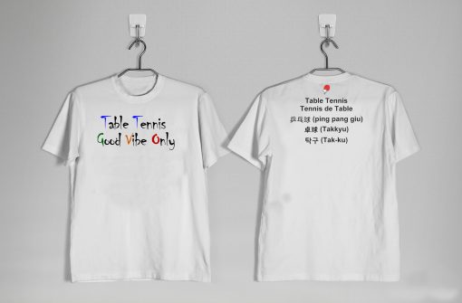 Camiseta de Tênis de Mesa TT Vibe