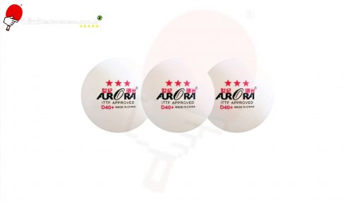 Pacote com 03 und de Bolas de Tênis de Mesa 3 Estrelas Aprovada pela ITTF Aurora