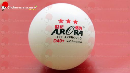 Pacote com 06 und de Bolas de Tênis de Mesa 3 Estrelas Aprovada pela ITTF Aurora - Imagem 2