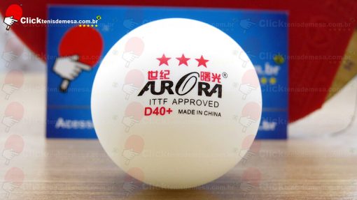 Pacote com 06 und de Bolas de Tênis de Mesa 3 Estrelas Aprovada pela ITTF Aurora - Imagem 3