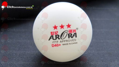 Pacote com 06 und de Bolas de Tênis de Mesa 3 Estrelas Aprovada pela ITTF Aurora - Imagem 4