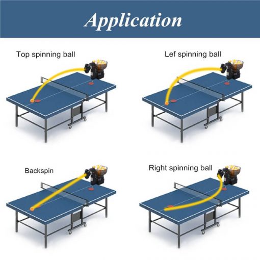 Robô Profissional Lançador de Bolas de Tênis de Mesa - Imagem 8