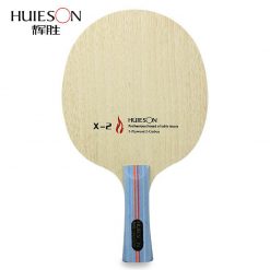 Raquete  X-2 com 02 Folhas de Carbono Clássica de Tênis de Mesa Huieson