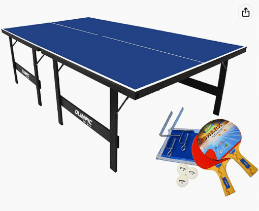 Mesa De Tênis De Mesa, Ping Pong, Com Kit Completo, Olimpic, MDP 15mm, Klopf, Cód. 1005