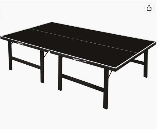 Mesa de Tênis de Mesa/Ping Pong - MDP 15mm, PRETA